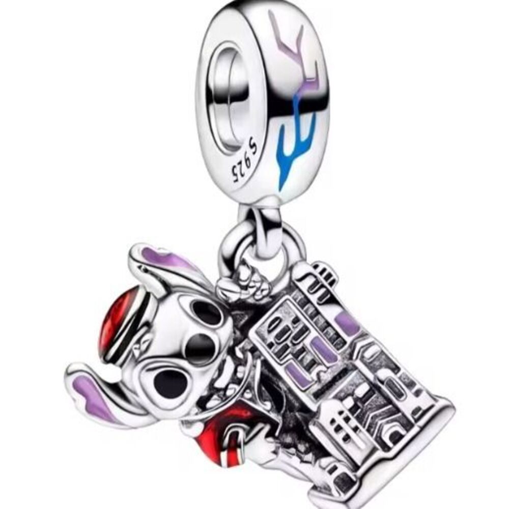 NWOT Stitch Hollywood Tower of Terror Paris Disneyland x Pandora FIT Charm